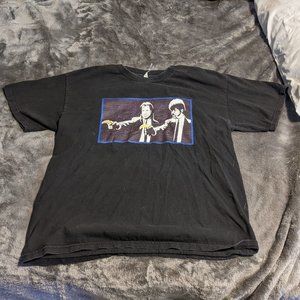 banksy pulp fiction shirt large